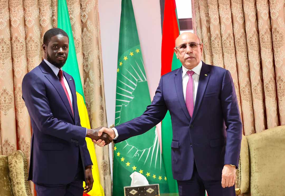 Mauritanie : Faye et Ghazouani ont discuté des relations de coopération bilatérale entre Dakar et Nouakchott