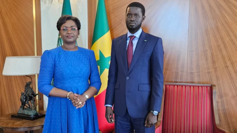 Palais : Le Président Bassirou Diomaye Faye a rencontré une ancienne ministre de Macky Sall