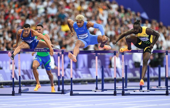 JO-2024 – Demi-finales 110m haies : Louis François Mendy rate la finale